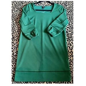 Ann Taylor pine green shift dress